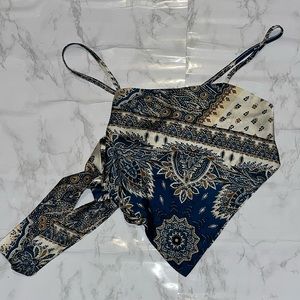 Bandana crop top